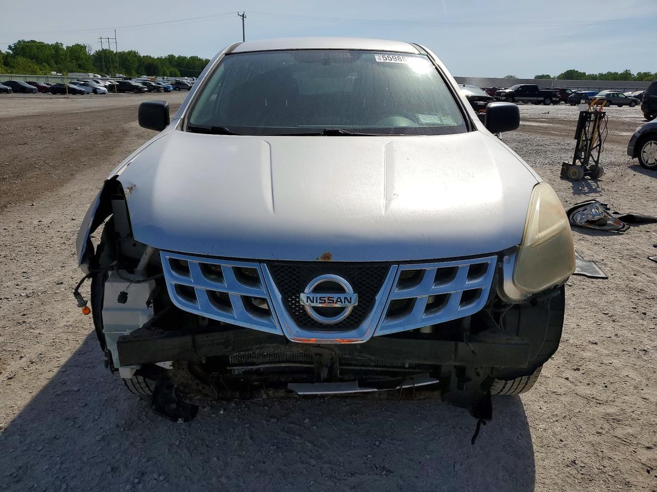2011 Nissan Rogue S Silver vin: JN8AS5MV6BW668696