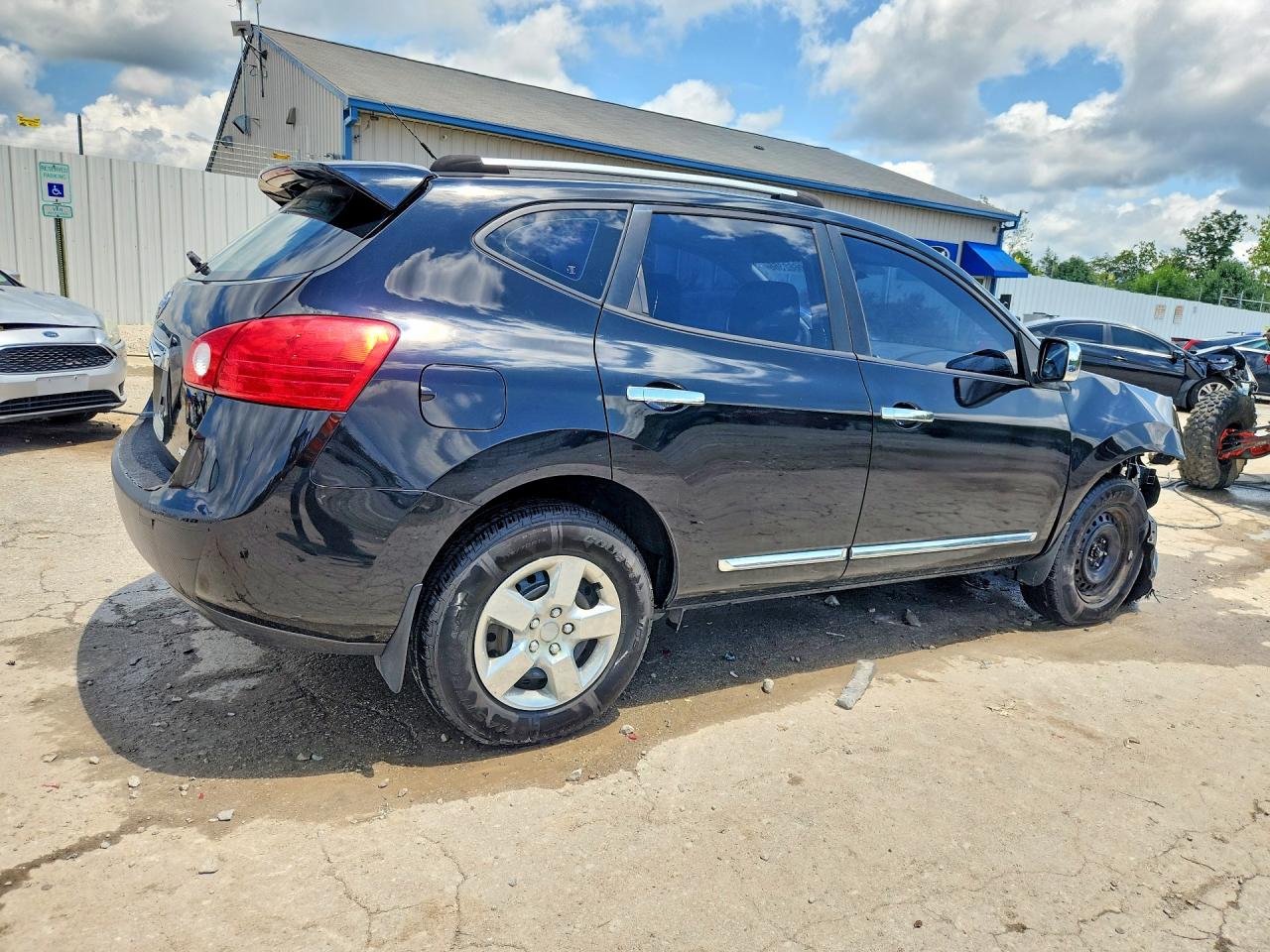 2011 Nissan Rogue S Black vin: JN8AS5MV6BW671422