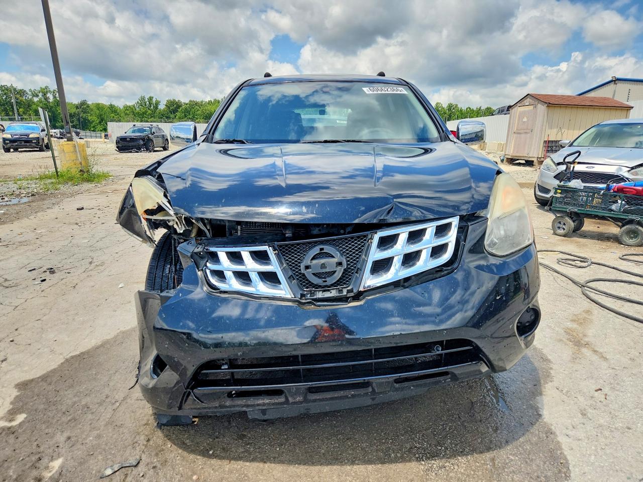 2011 Nissan Rogue S Black vin: JN8AS5MV6BW671422