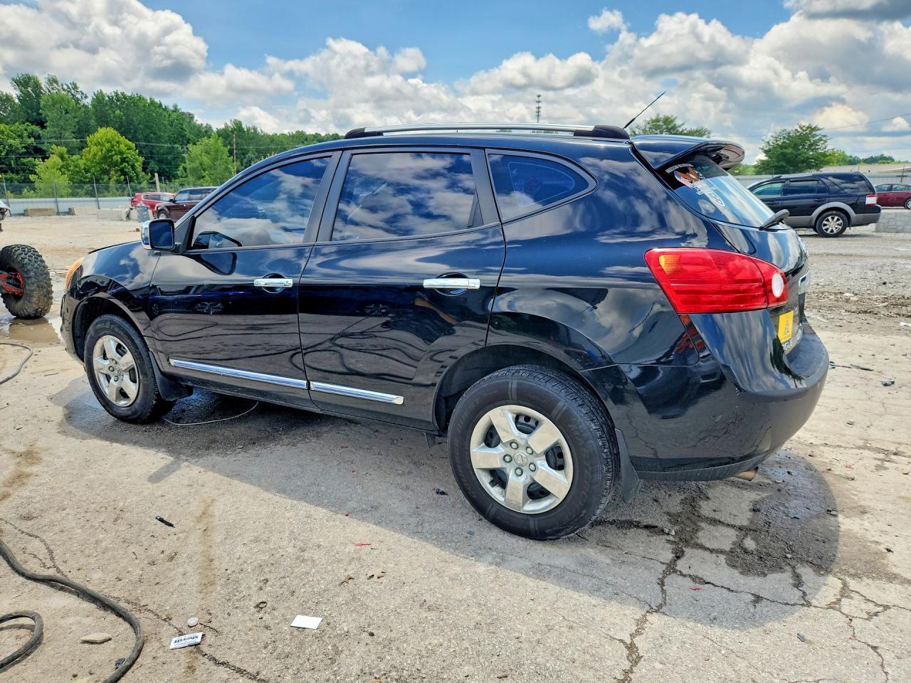2011 Nissan Rogue S Black vin: JN8AS5MV6BW671422