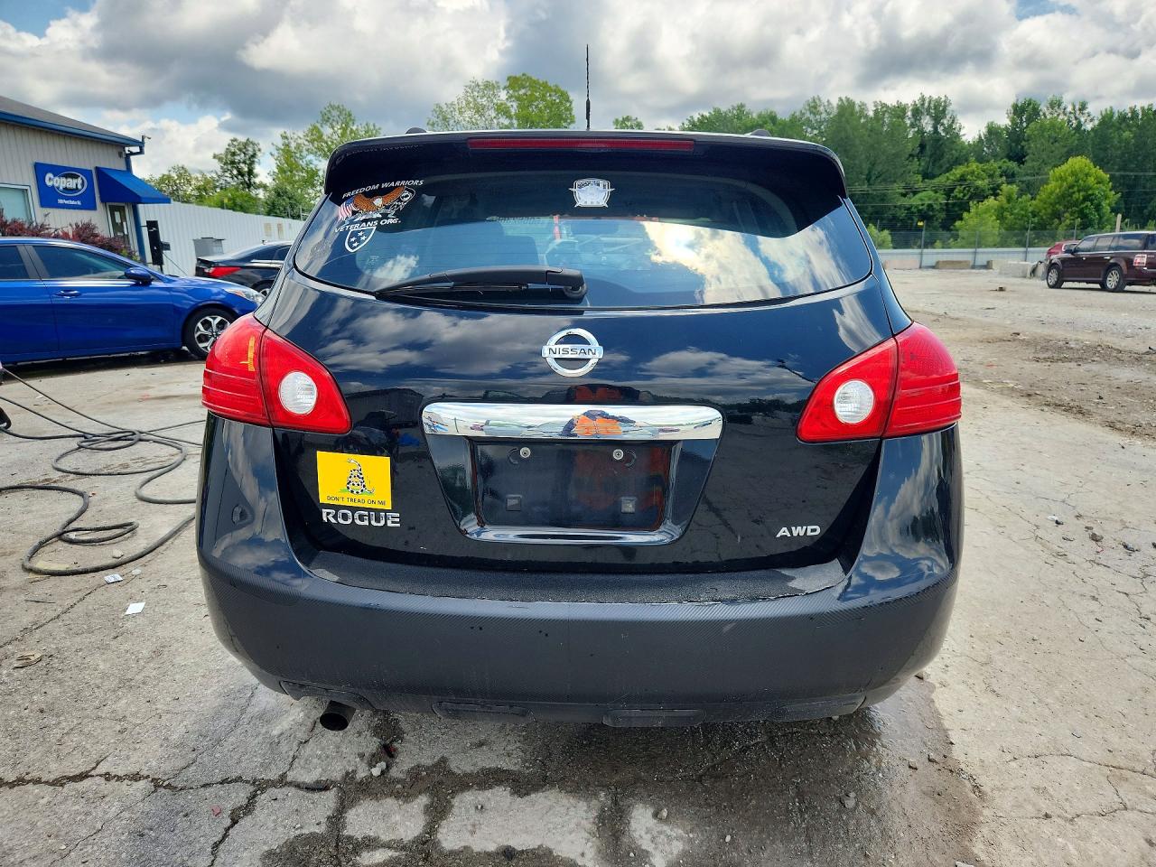 2011 Nissan Rogue S Black vin: JN8AS5MV6BW671422