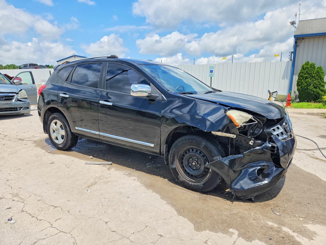 2011 Nissan Rogue S Black vin: JN8AS5MV6BW671422