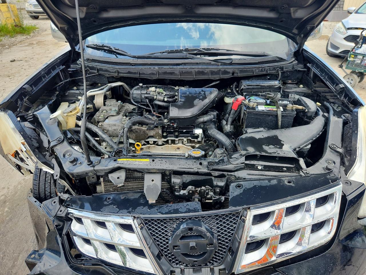 2011 Nissan Rogue S Black vin: JN8AS5MV6BW671422