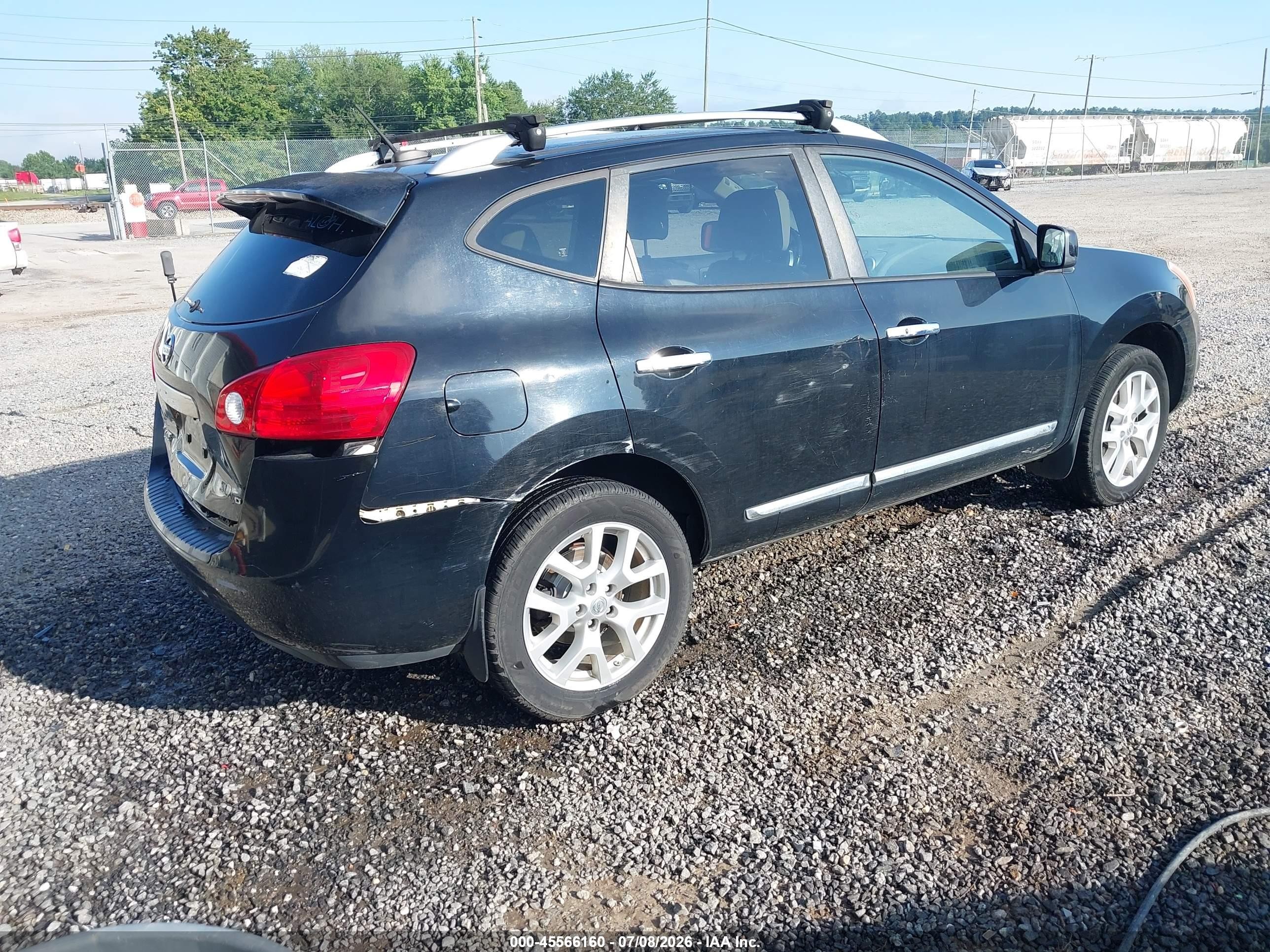 2011 Nissan Rogue Sv Черный vin: JN8AS5MV6BW671436