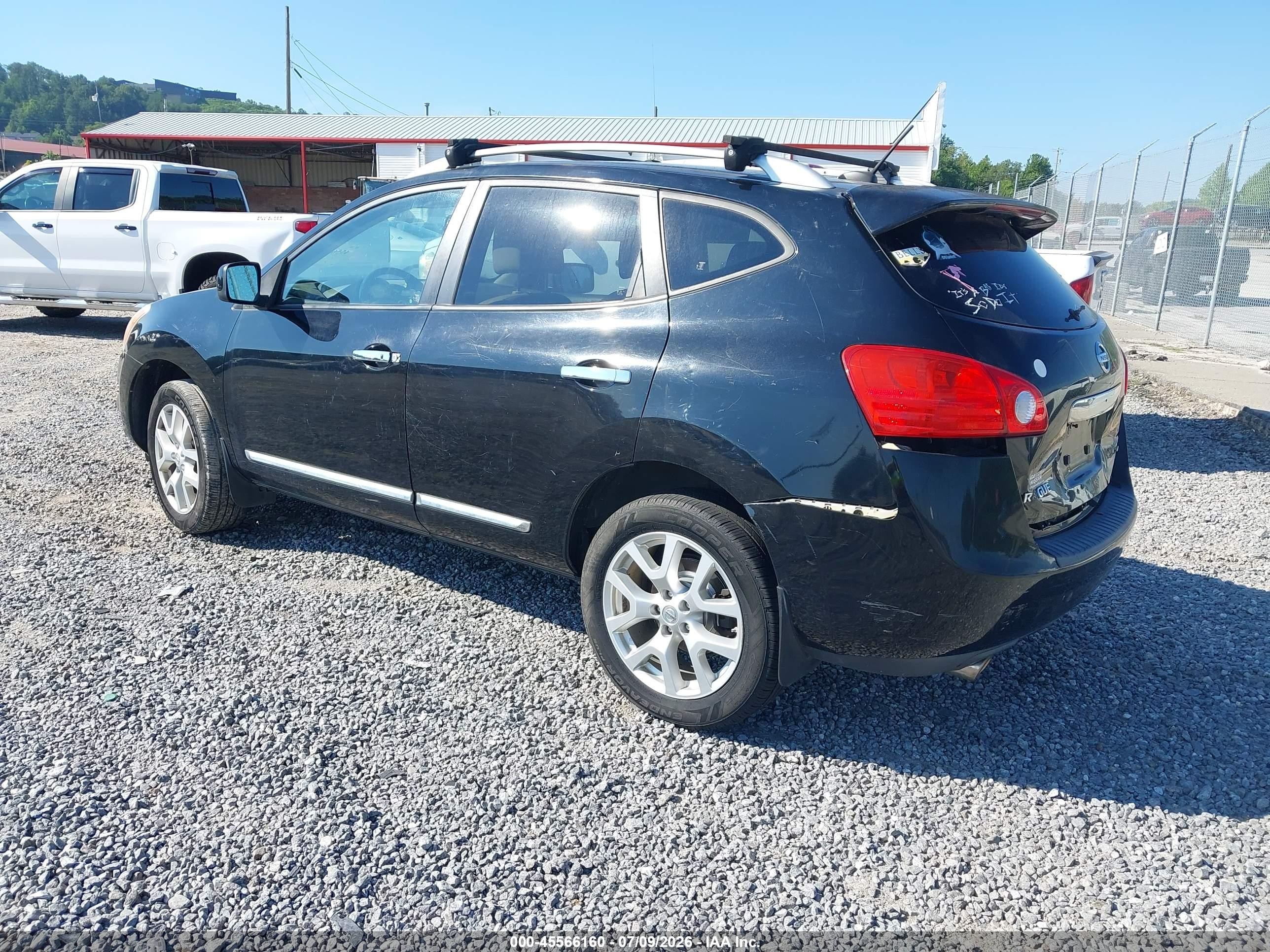 2011 Nissan Rogue Sv Черный vin: JN8AS5MV6BW671436