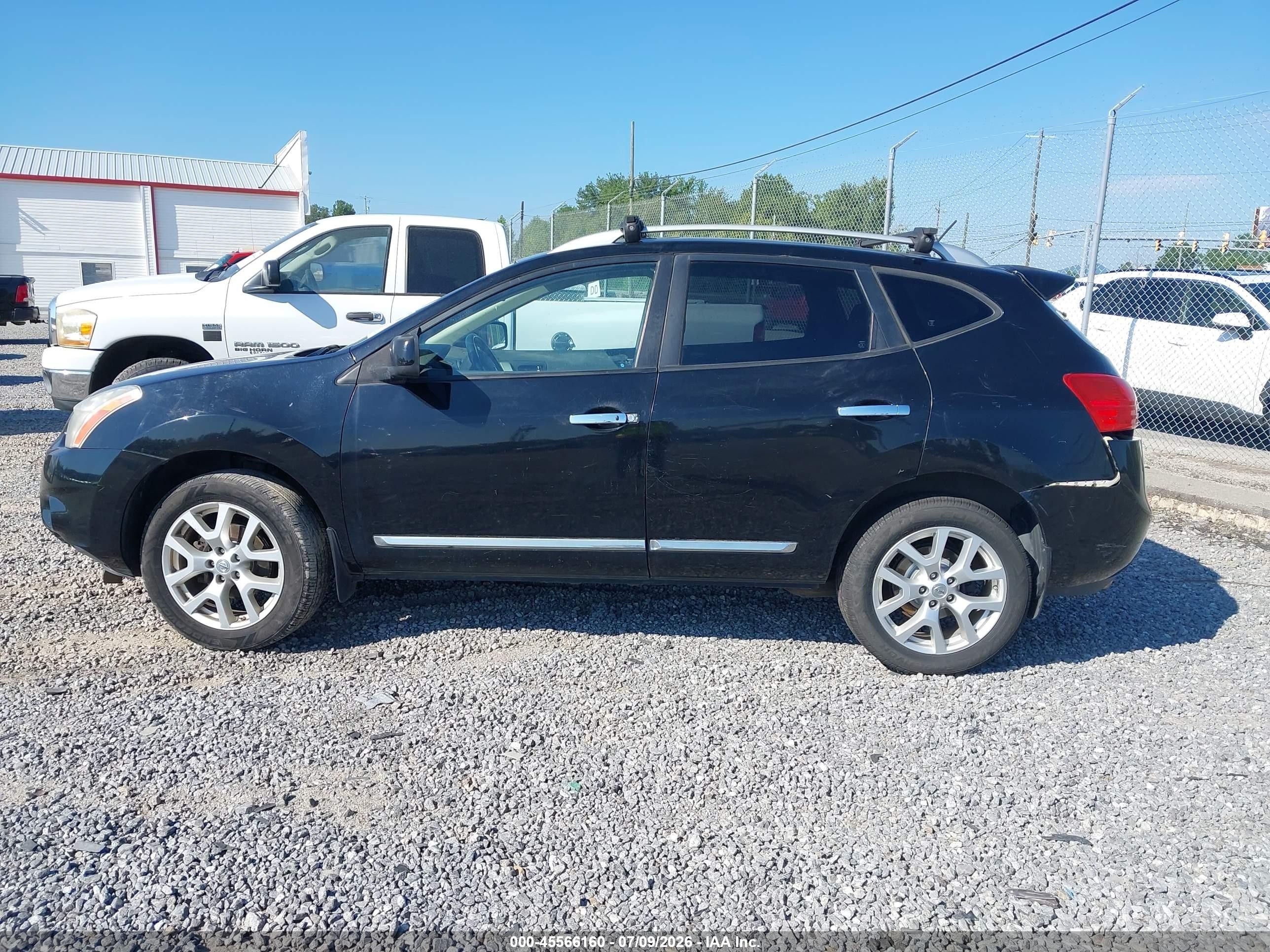 2011 Nissan Rogue Sv Черный vin: JN8AS5MV6BW671436