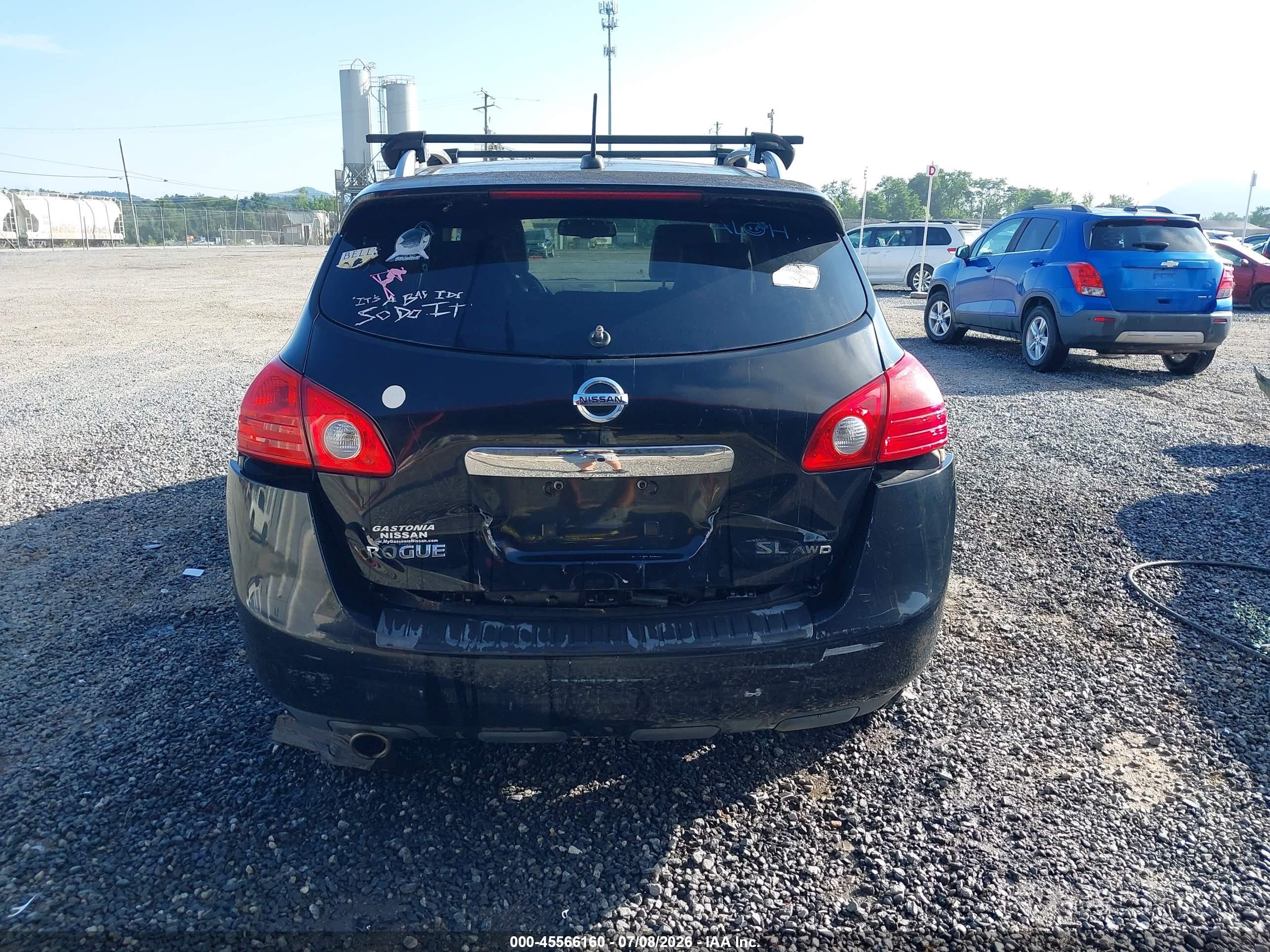 2011 Nissan Rogue Sv Черный vin: JN8AS5MV6BW671436