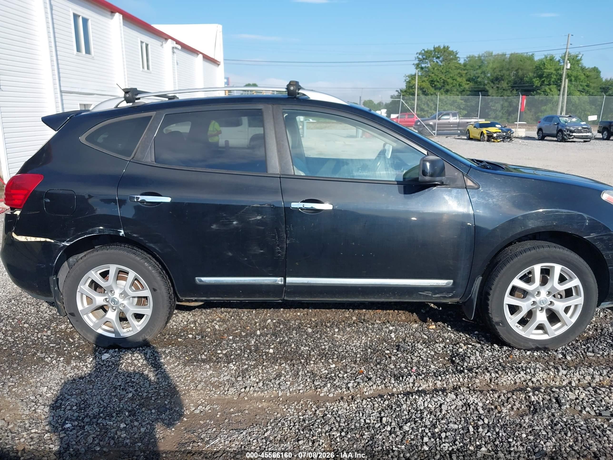 2011 Nissan Rogue Sv Черный vin: JN8AS5MV6BW671436