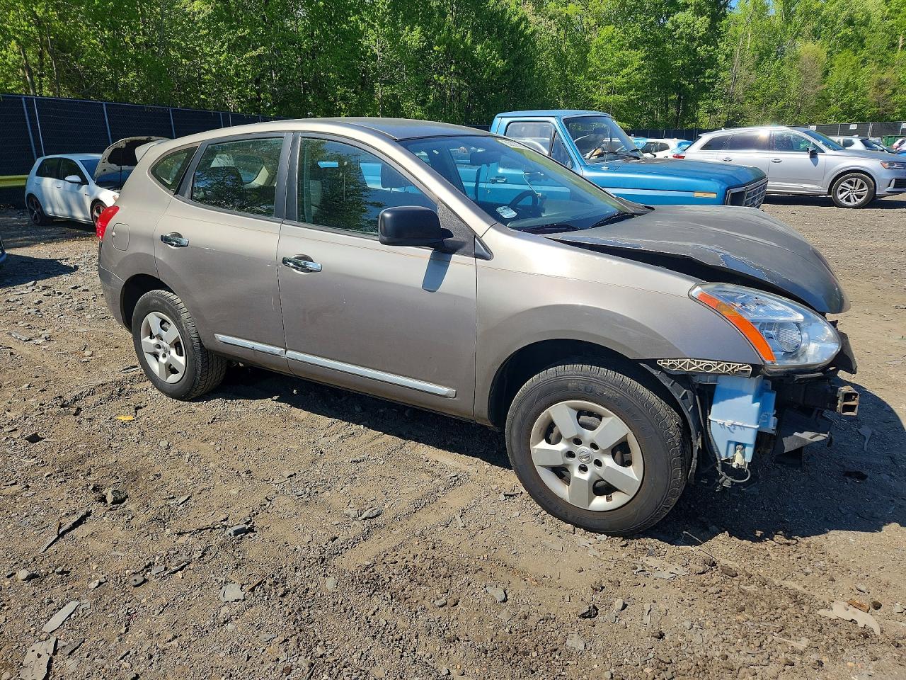 2011 Nissan Rogue S Brown vin: JN8AS5MV6BW673350