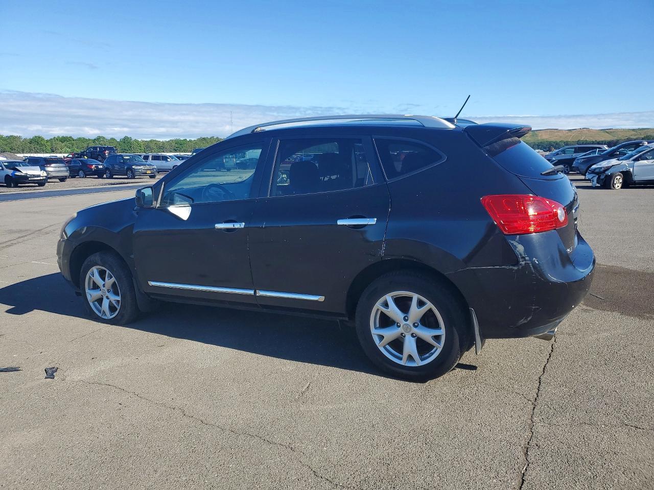 2011 Nissan Rogue S Black vin: JN8AS5MV6BW673851
