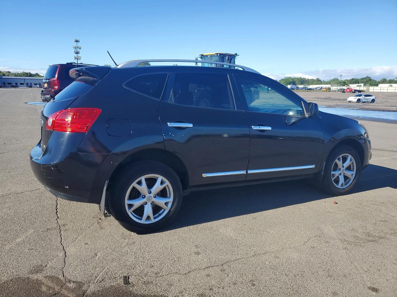 2011 Nissan Rogue S Black vin: JN8AS5MV6BW673851