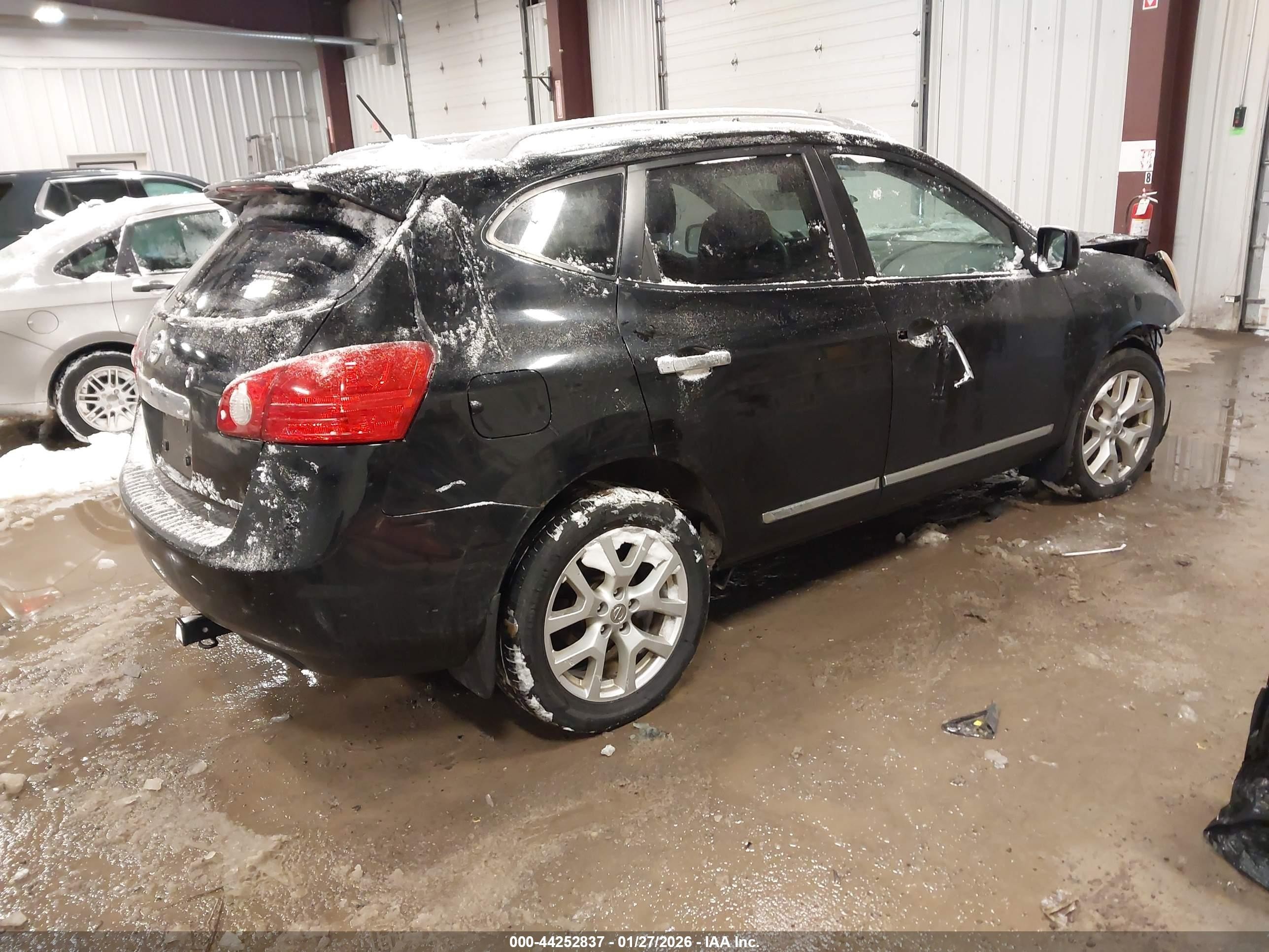 2011 Nissan Rogue Sv Black vin: JN8AS5MV6BW681898