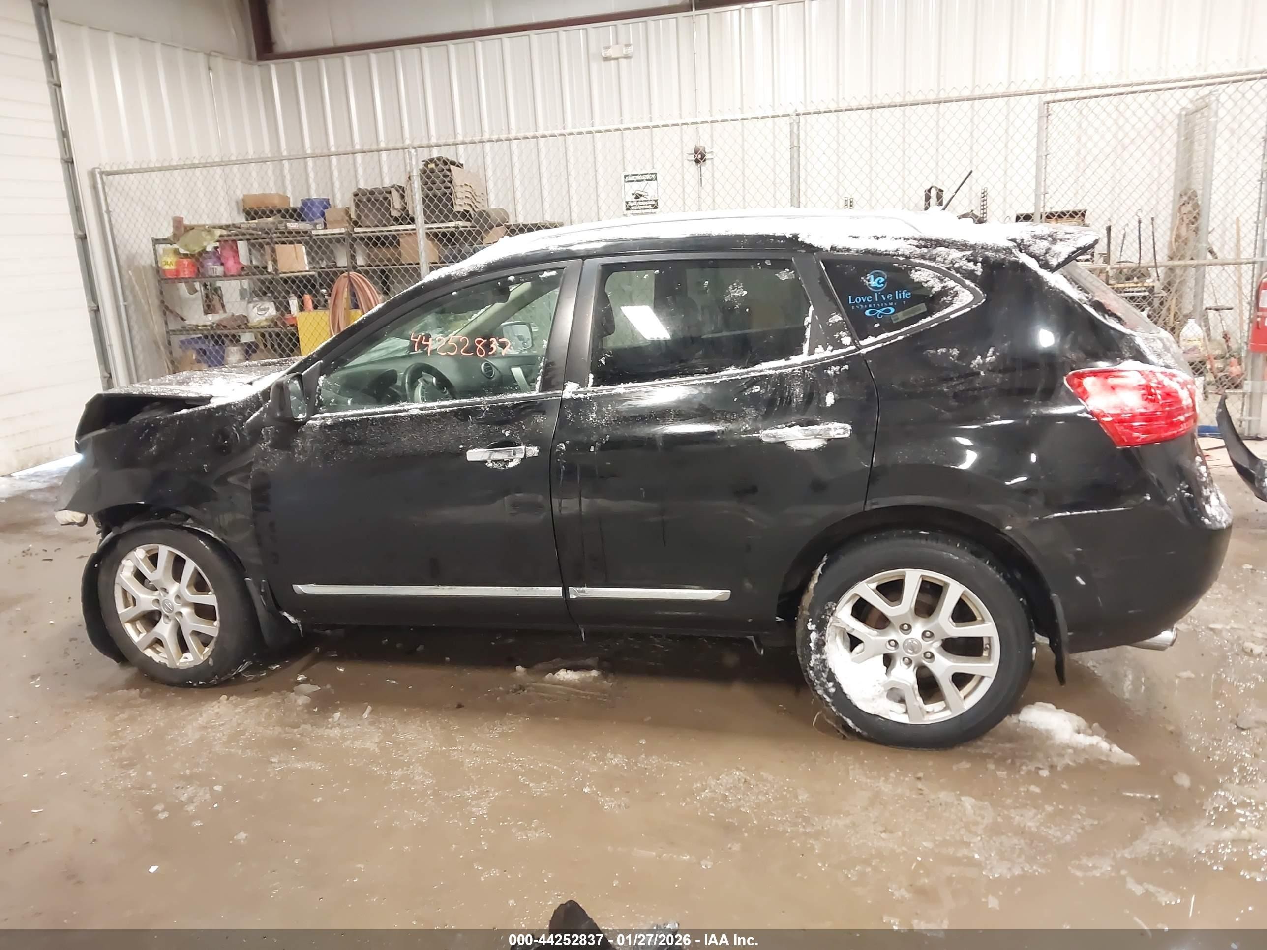 2011 Nissan Rogue Sv Black vin: JN8AS5MV6BW681898
