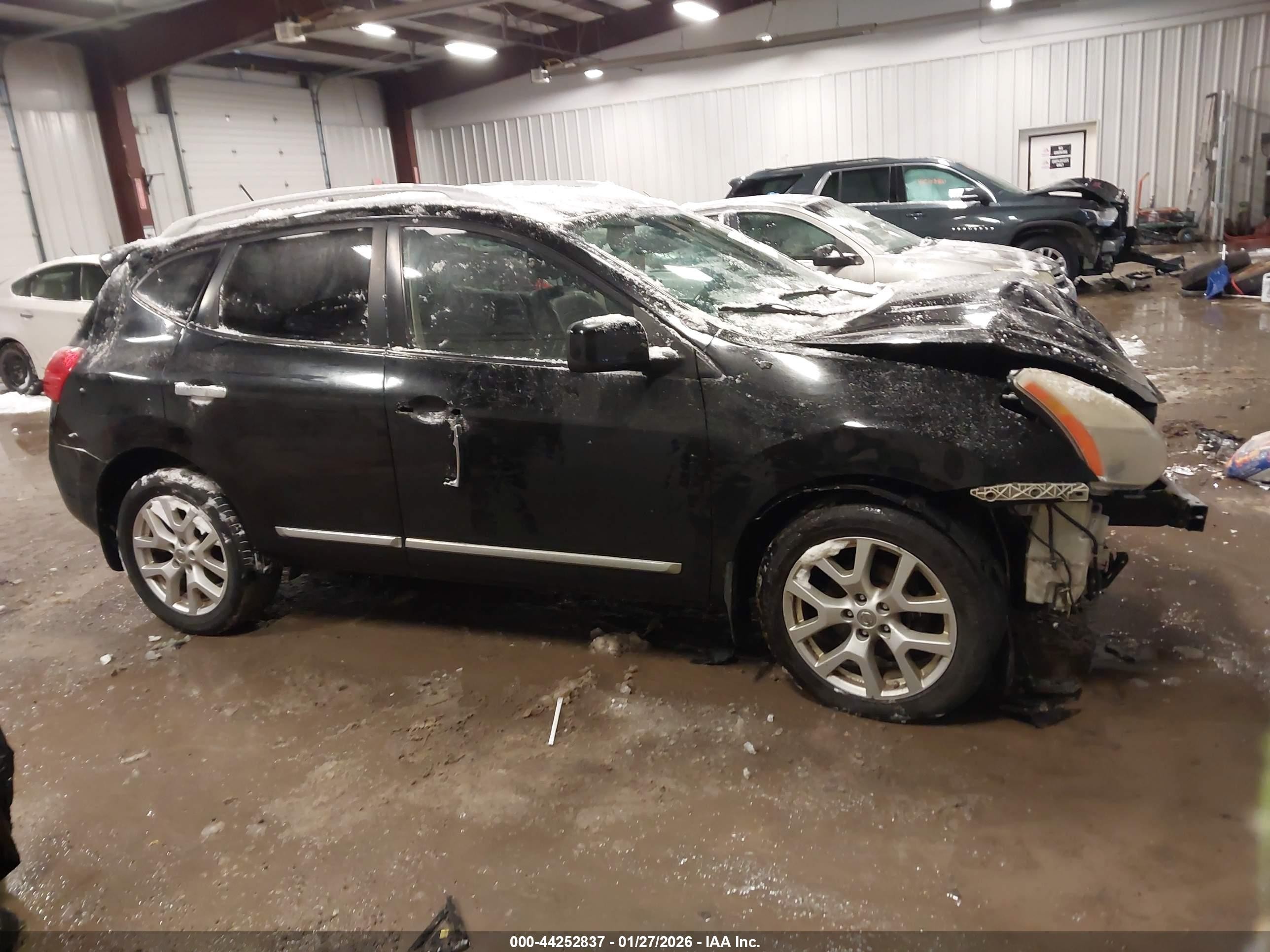 2011 Nissan Rogue Sv Black vin: JN8AS5MV6BW681898