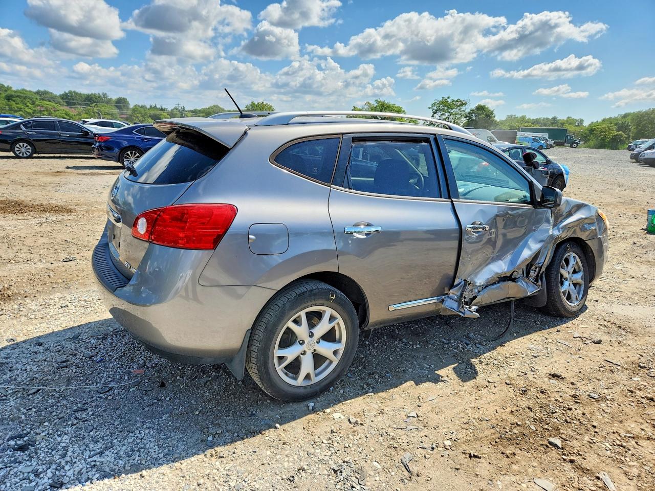 2011 Nissan Rogue S Gray vin: JN8AS5MV6BW690021