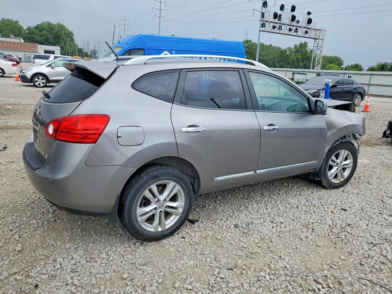 2012 Nissan Rogue Gray vin: JN8AS5MV6CW351096