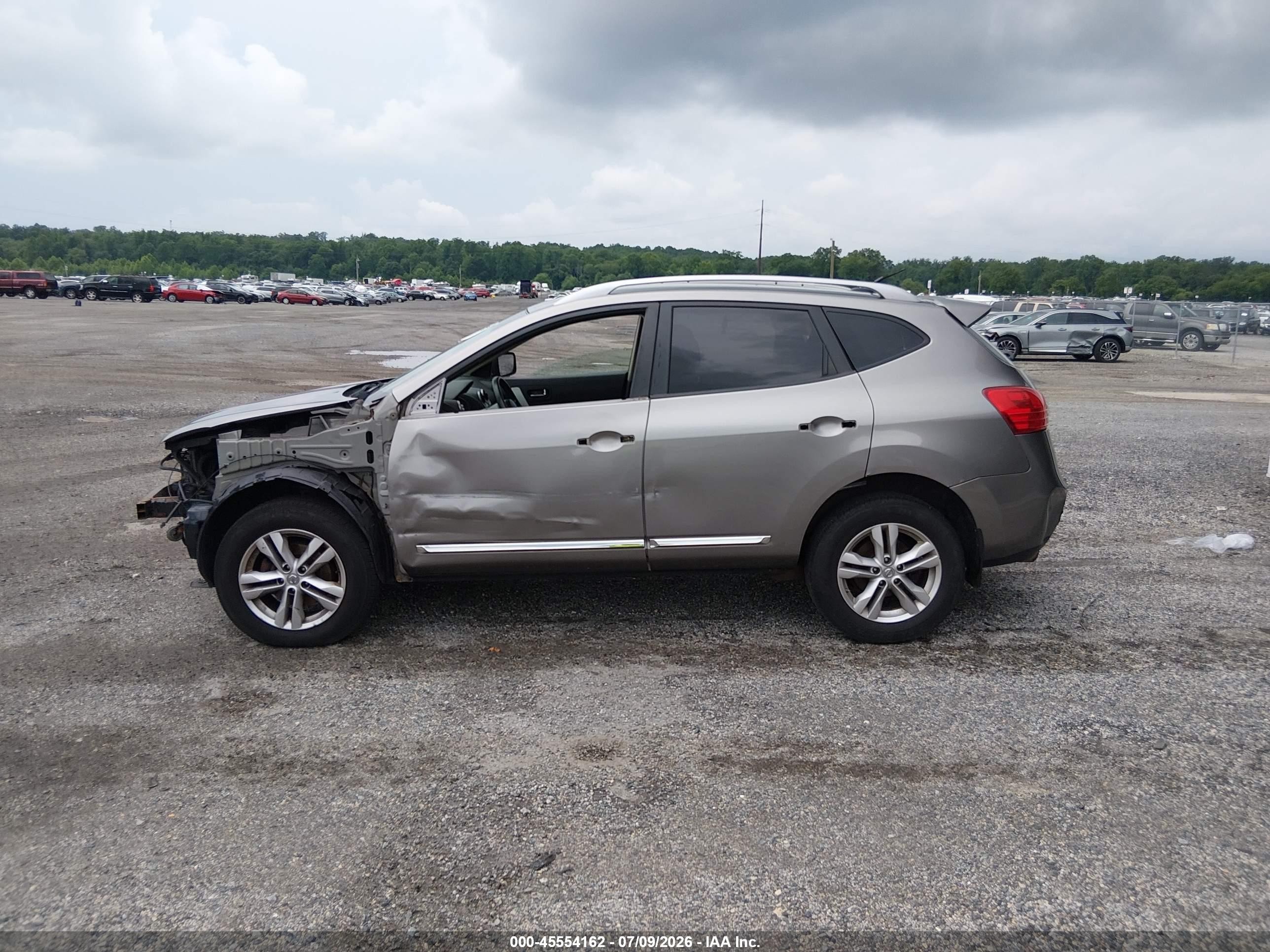2012 Nissan Rogue Sv Gray vin: JN8AS5MV6CW352216