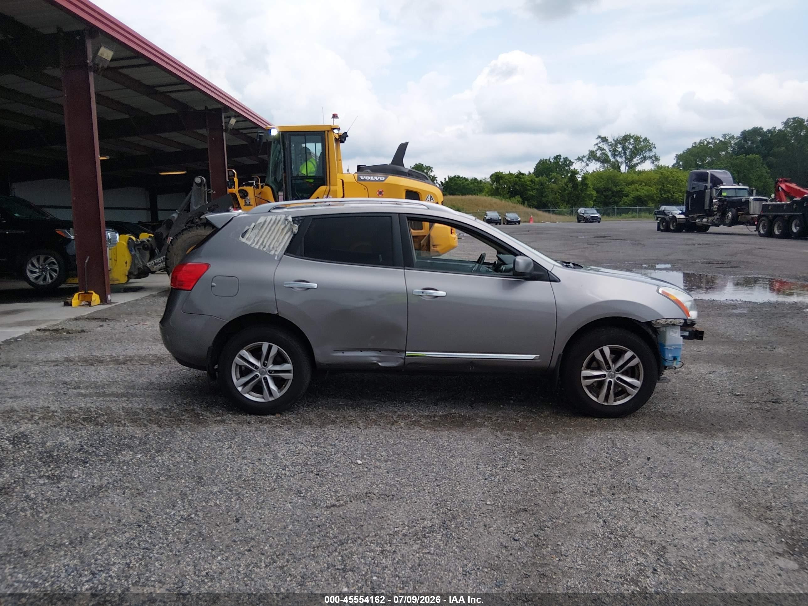 2012 Nissan Rogue Sv Gray vin: JN8AS5MV6CW352216
