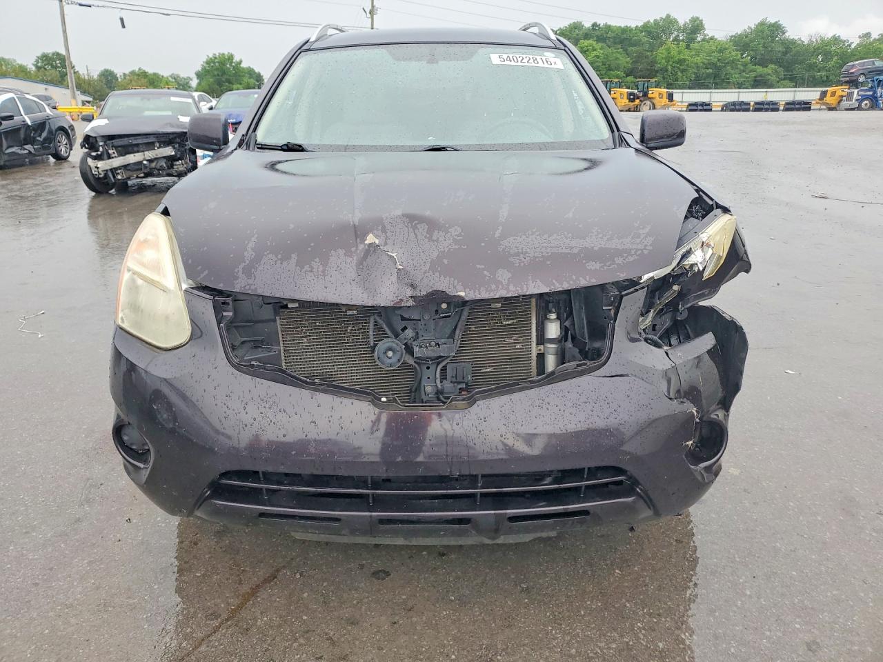 2012 Nissan Rogue S Black vin: JN8AS5MV6CW355553