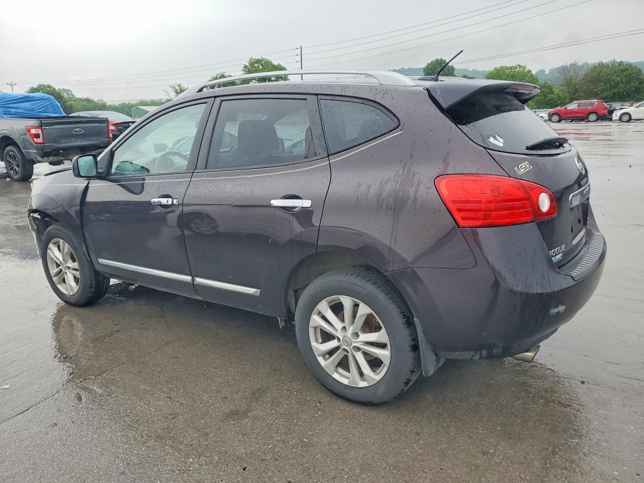 2012 Nissan Rogue S Black vin: JN8AS5MV6CW355553