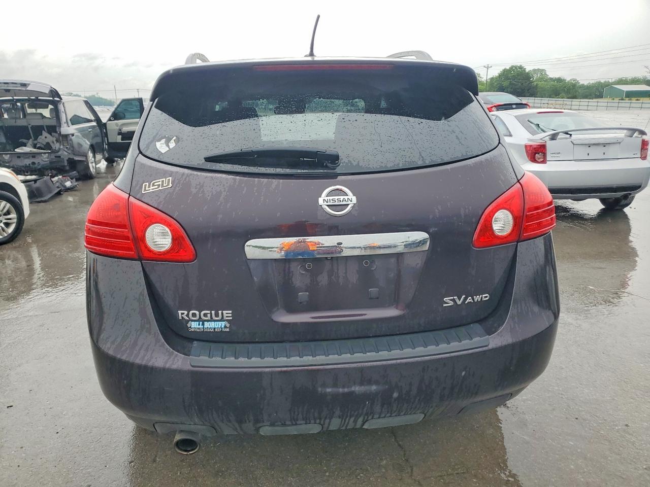 2012 Nissan Rogue S Black vin: JN8AS5MV6CW355553
