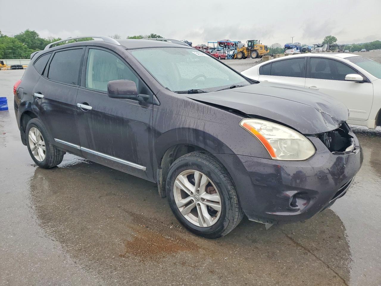2012 Nissan Rogue S Black vin: JN8AS5MV6CW355553