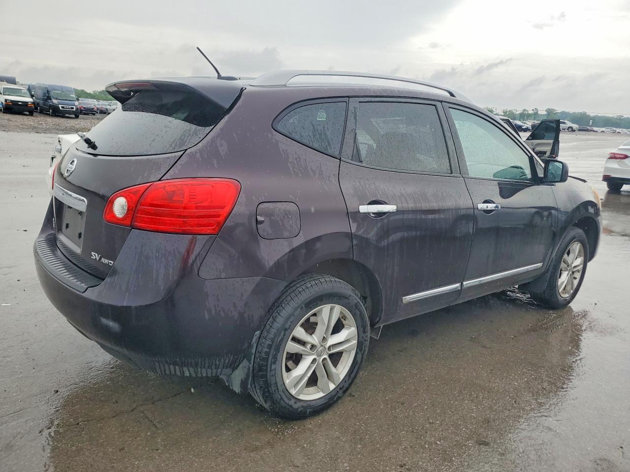 2012 Nissan Rogue S Black vin: JN8AS5MV6CW355553