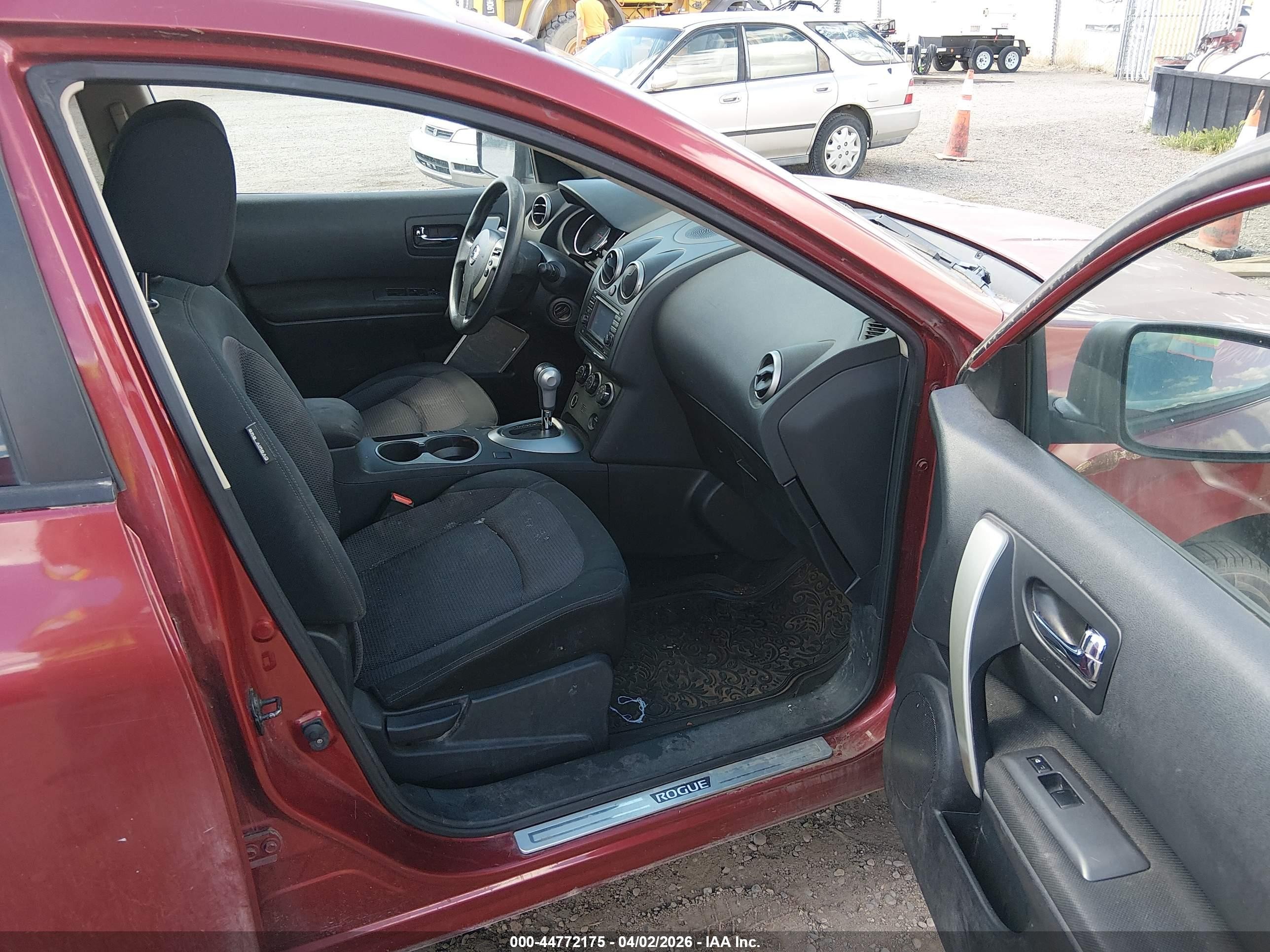 2012 Nissan Rogue Sv Red vin: JN8AS5MV6CW357822