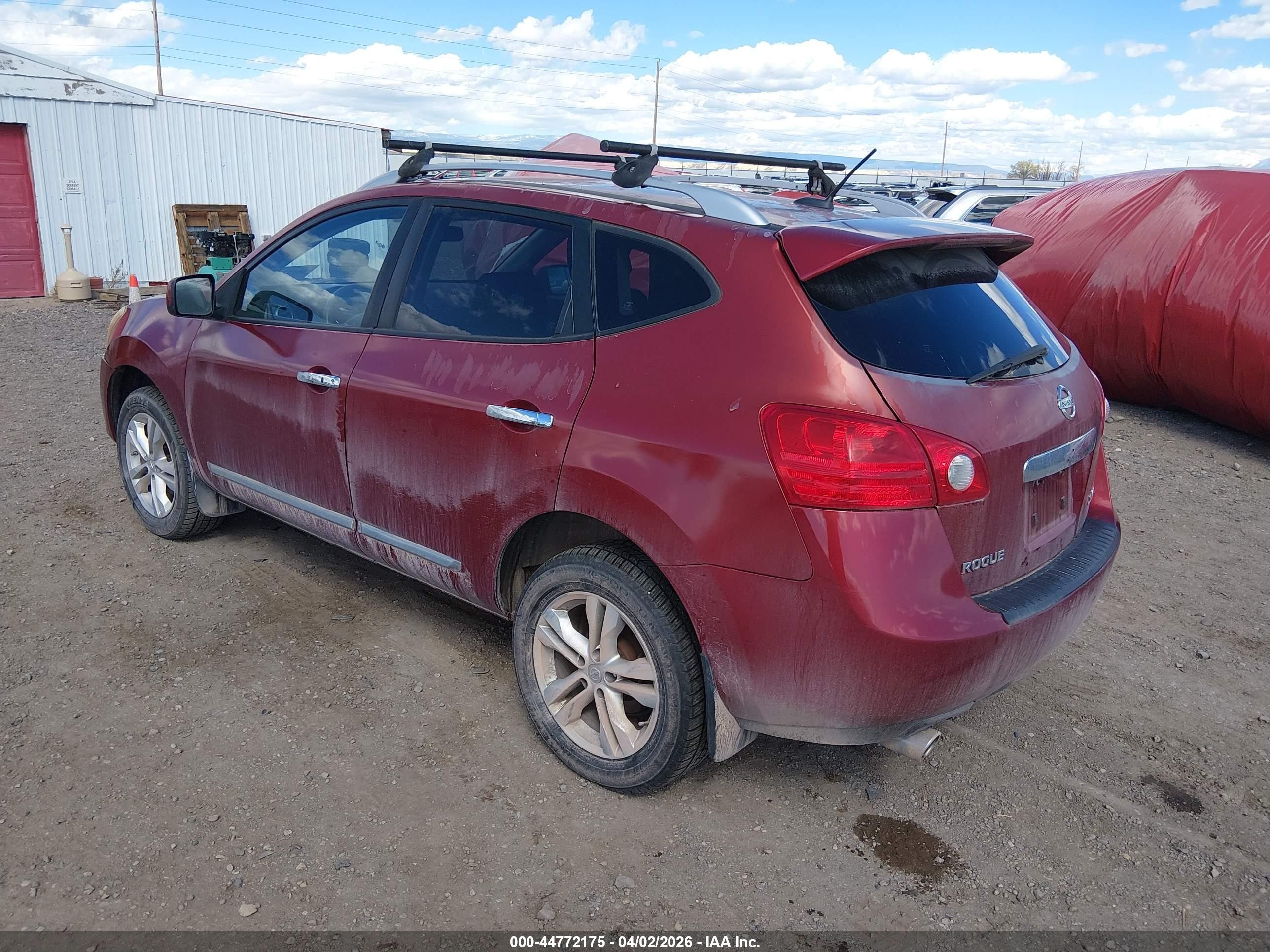 2012 Nissan Rogue Sv Red vin: JN8AS5MV6CW357822