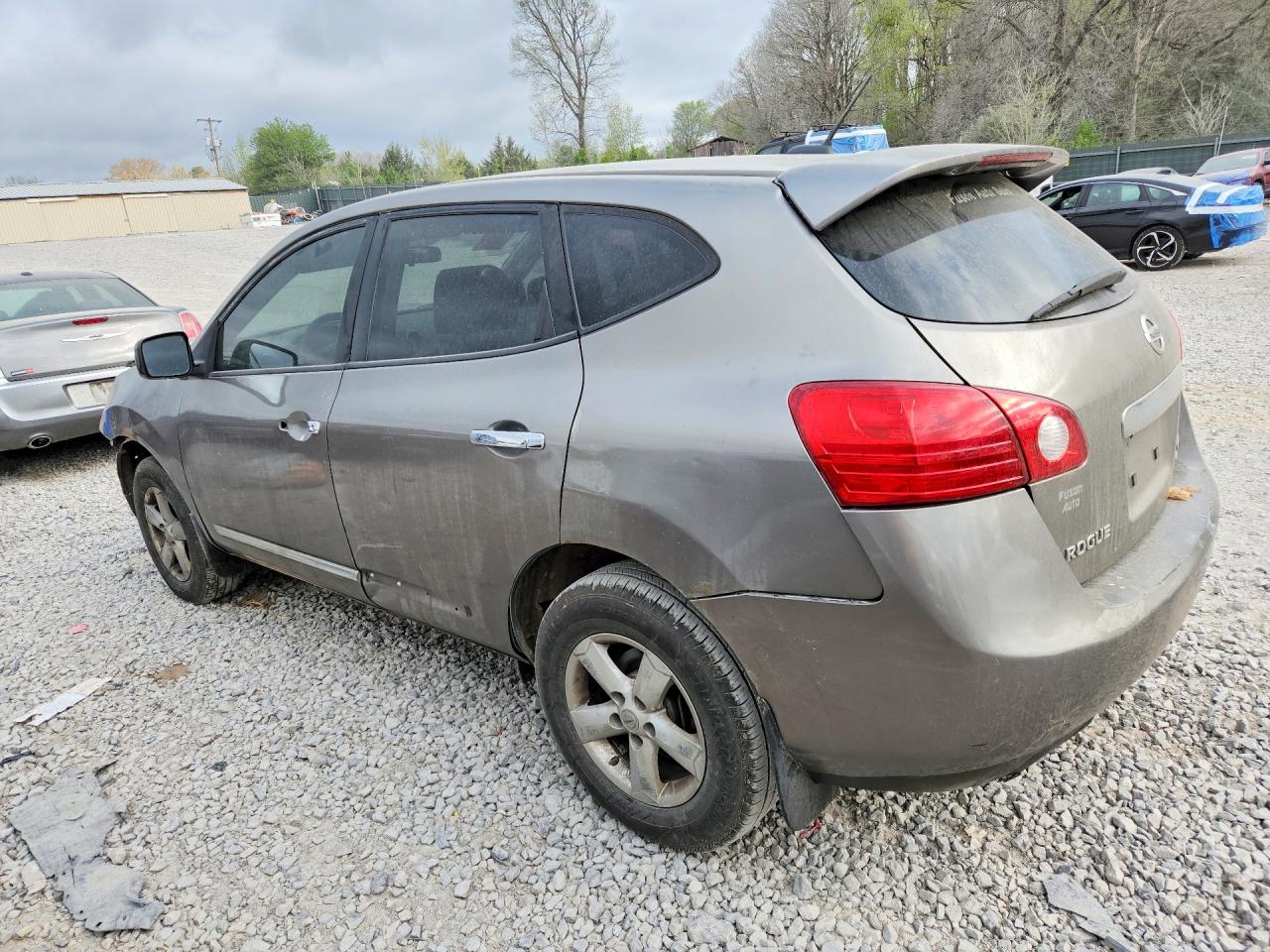 2012 Nissan Rogue S Silver vin: JN8AS5MV6CW361286