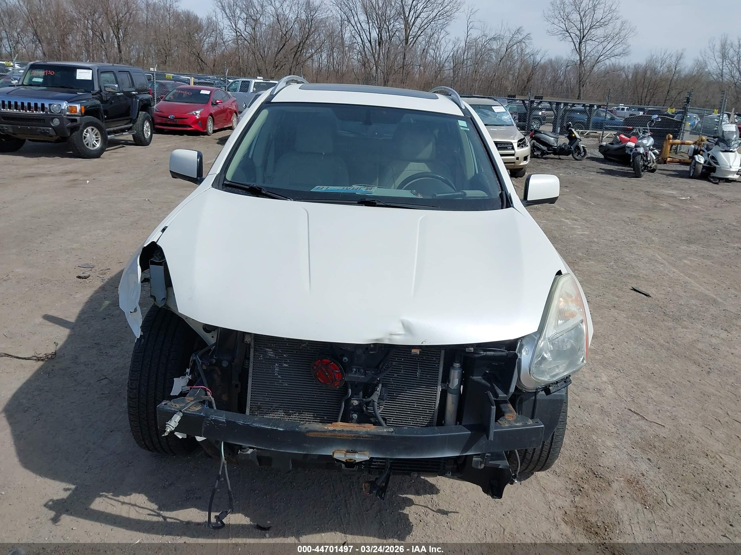2012 Nissan Rogue Sv W/sl Pkg White vin: JN8AS5MV6CW364141