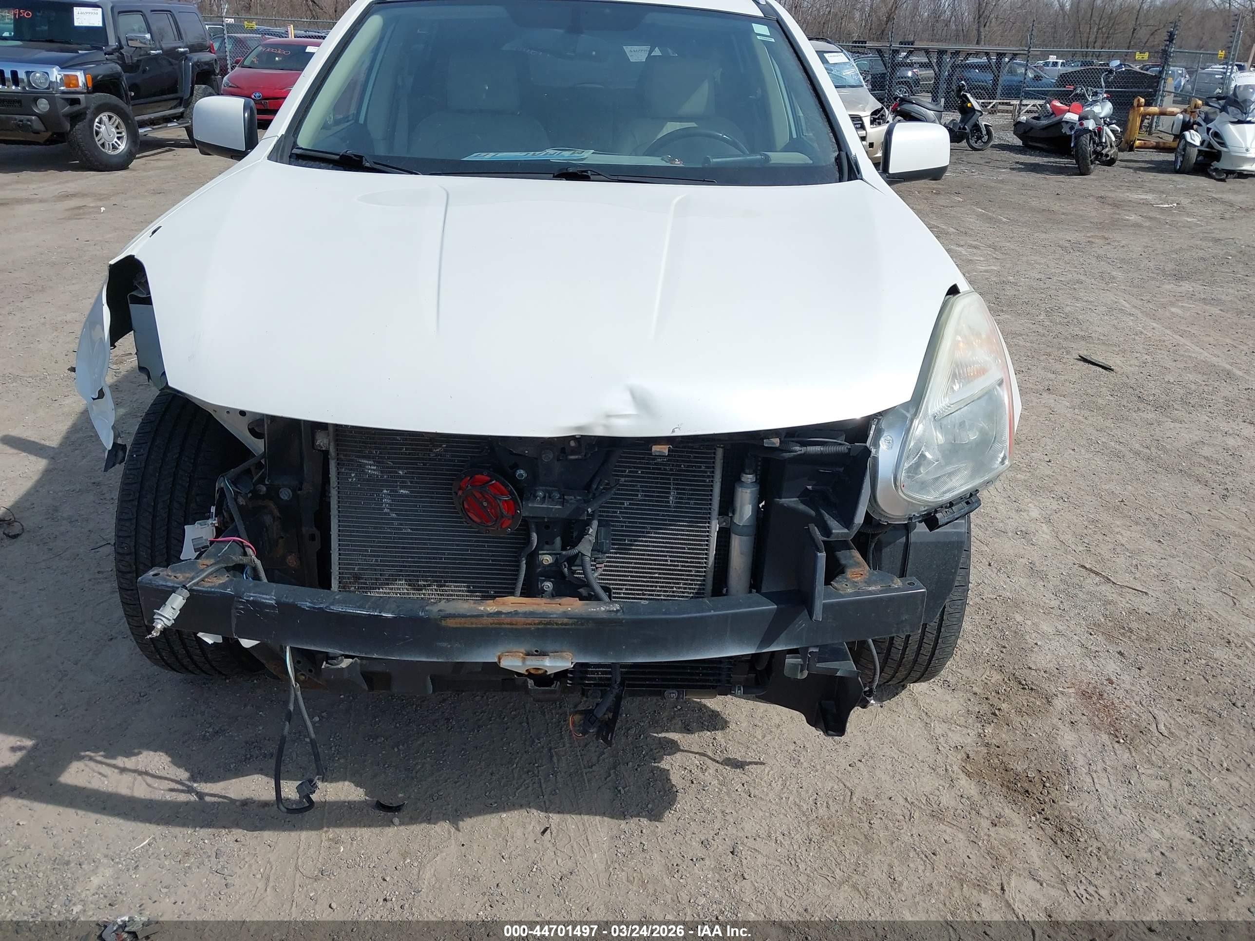 2012 Nissan Rogue Sv W/sl Pkg White vin: JN8AS5MV6CW364141
