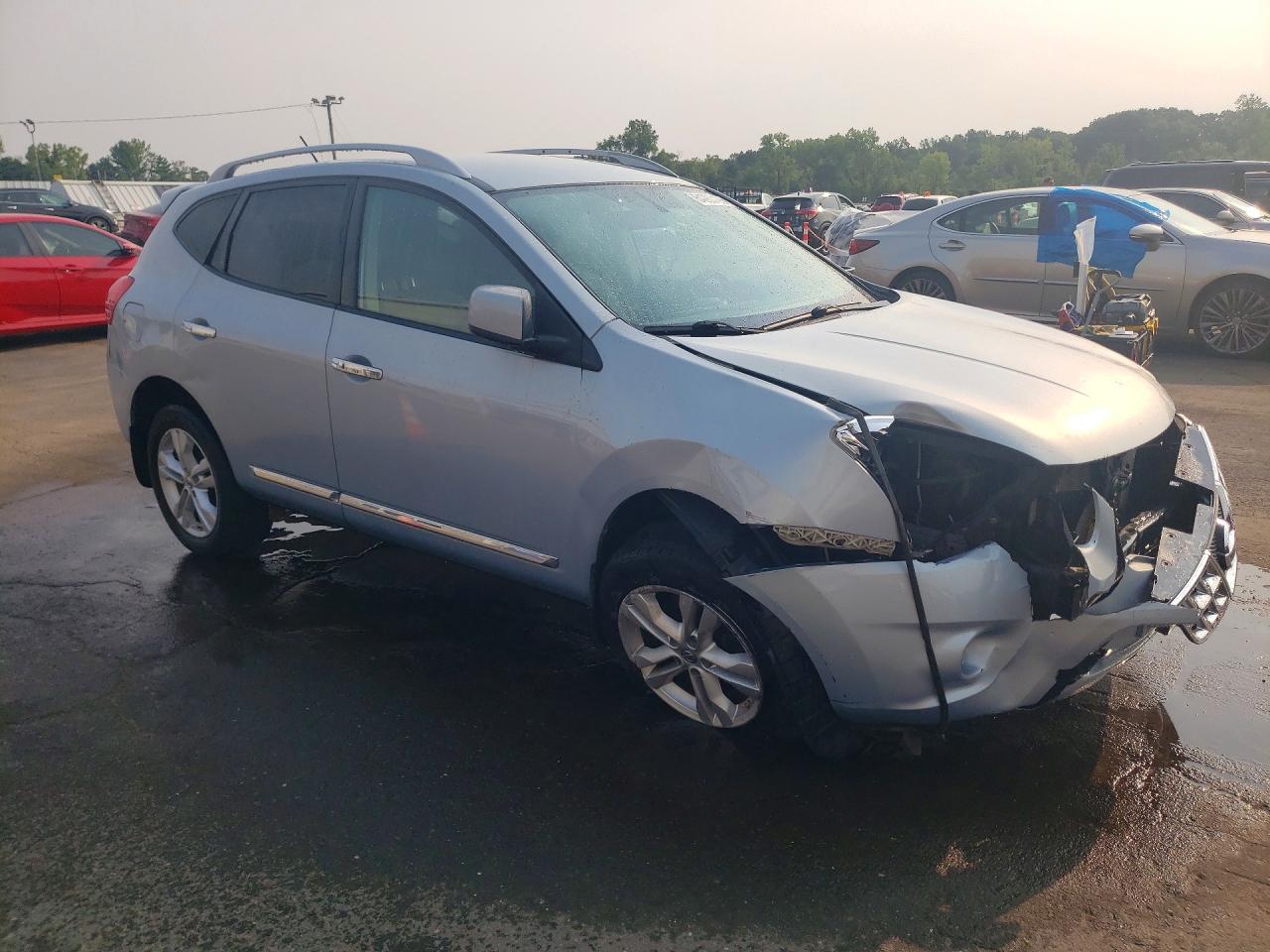 2012 Nissan Rogue S Silver vin: JN8AS5MV6CW364589