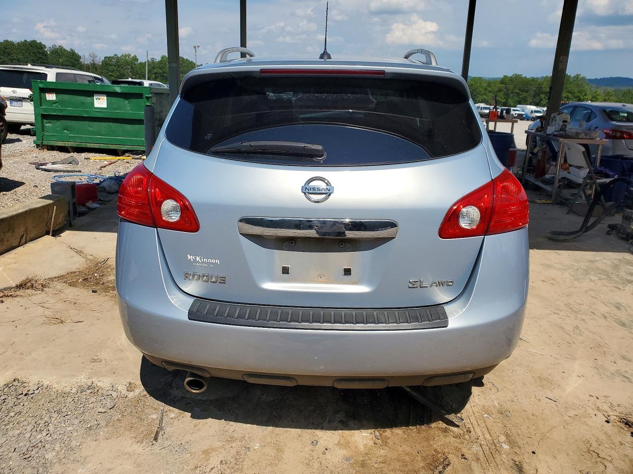 2012 Nissan Rogue S Silver vin: JN8AS5MV6CW367475