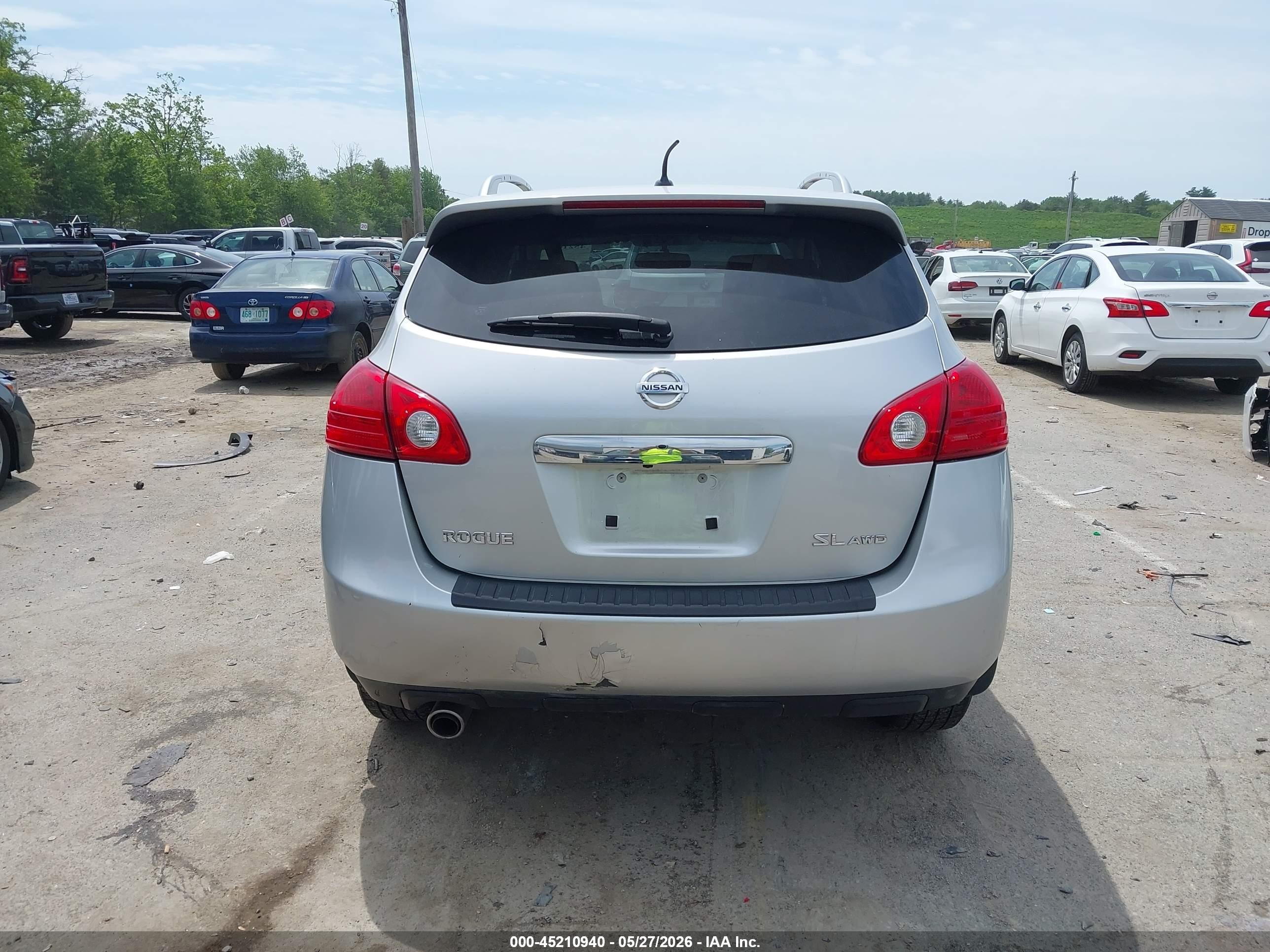 2012 Nissan Rogue Sv W/sl Pkg Серебряный vin: JN8AS5MV6CW367637
