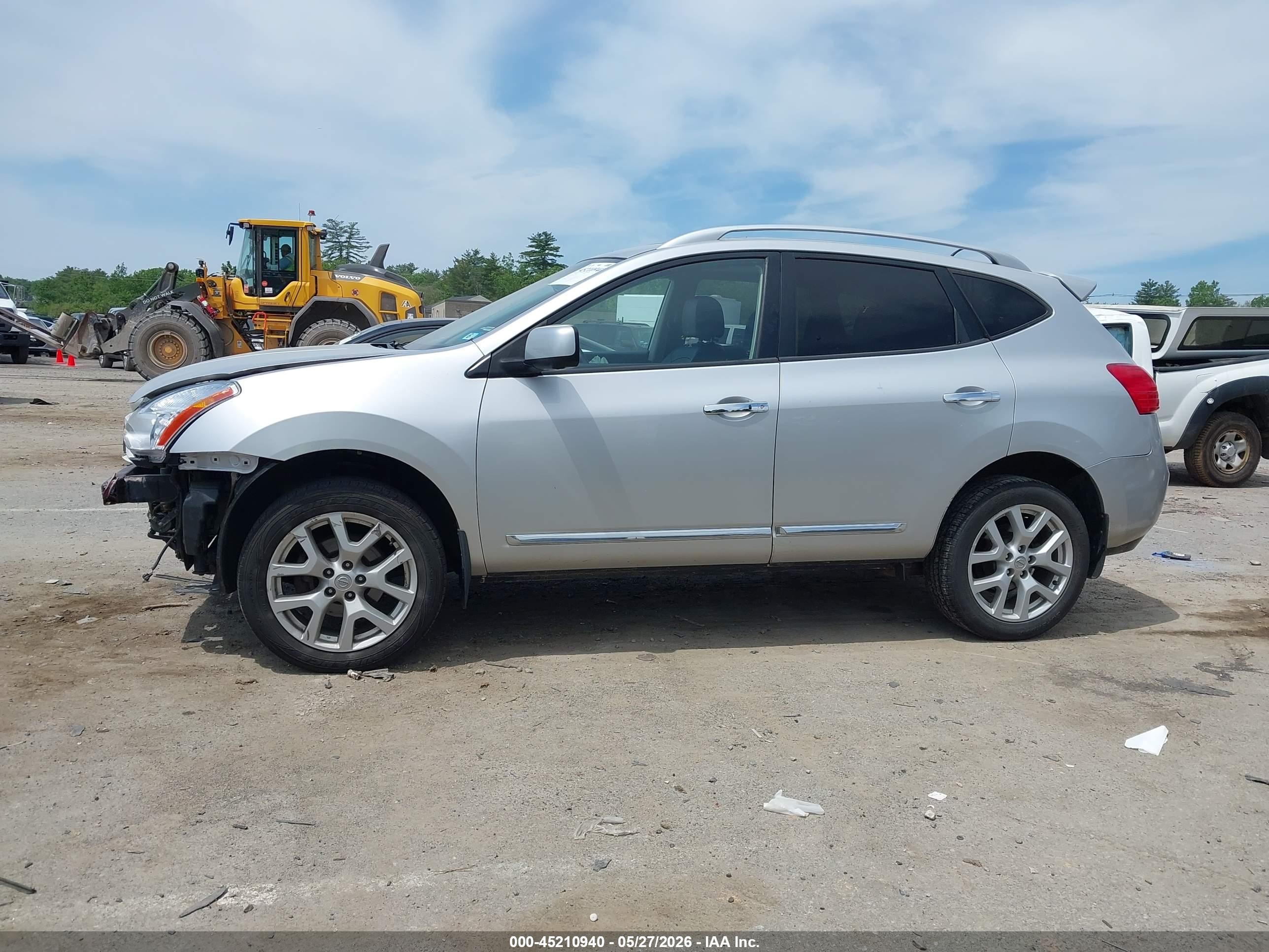 2012 Nissan Rogue Sv W/sl Pkg Серебряный vin: JN8AS5MV6CW367637