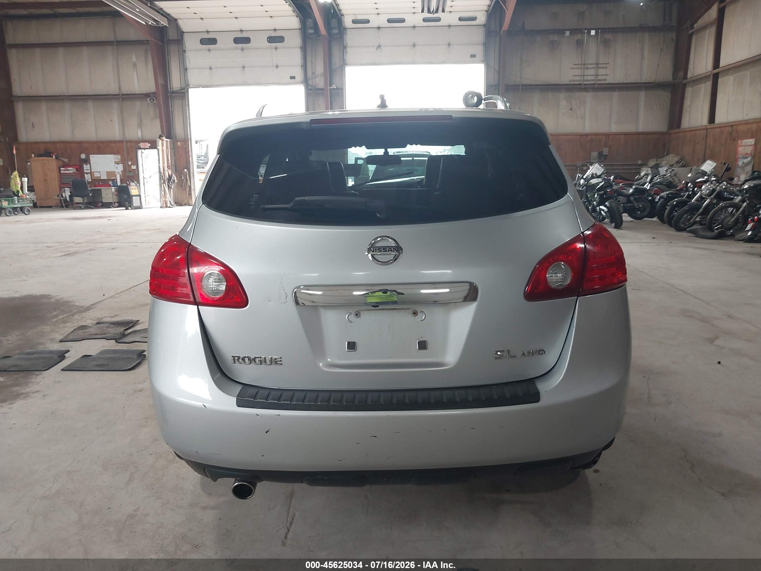 2012 Nissan Rogue Sv W/sl Pkg Silver vin: JN8AS5MV6CW372742
