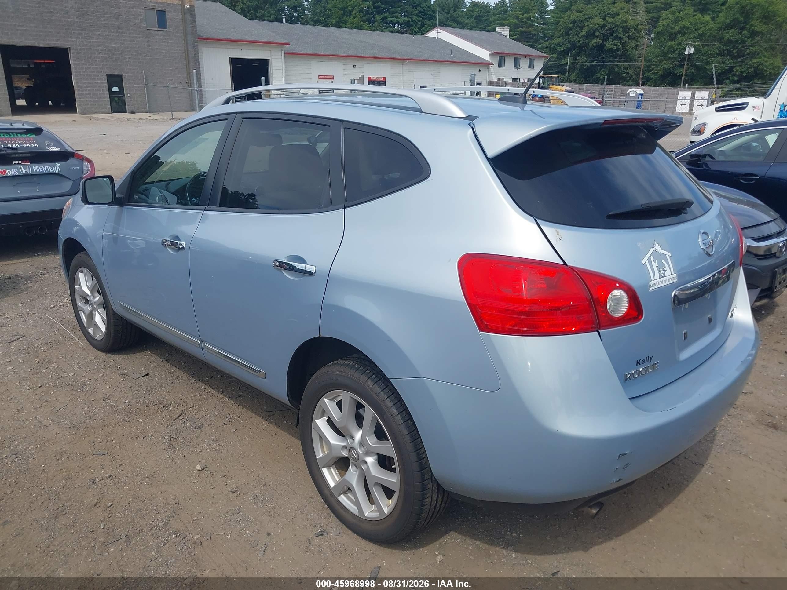 2012 Nissan Rogue Sv W/sl Pkg Серый vin: JN8AS5MV6CW380565