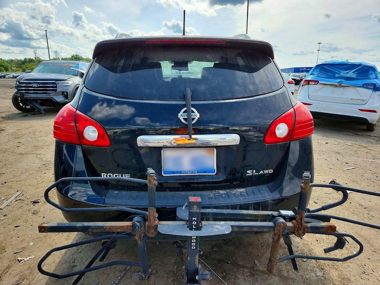 2012 Nissan Rogue S Black vin: JN8AS5MV6CW385264