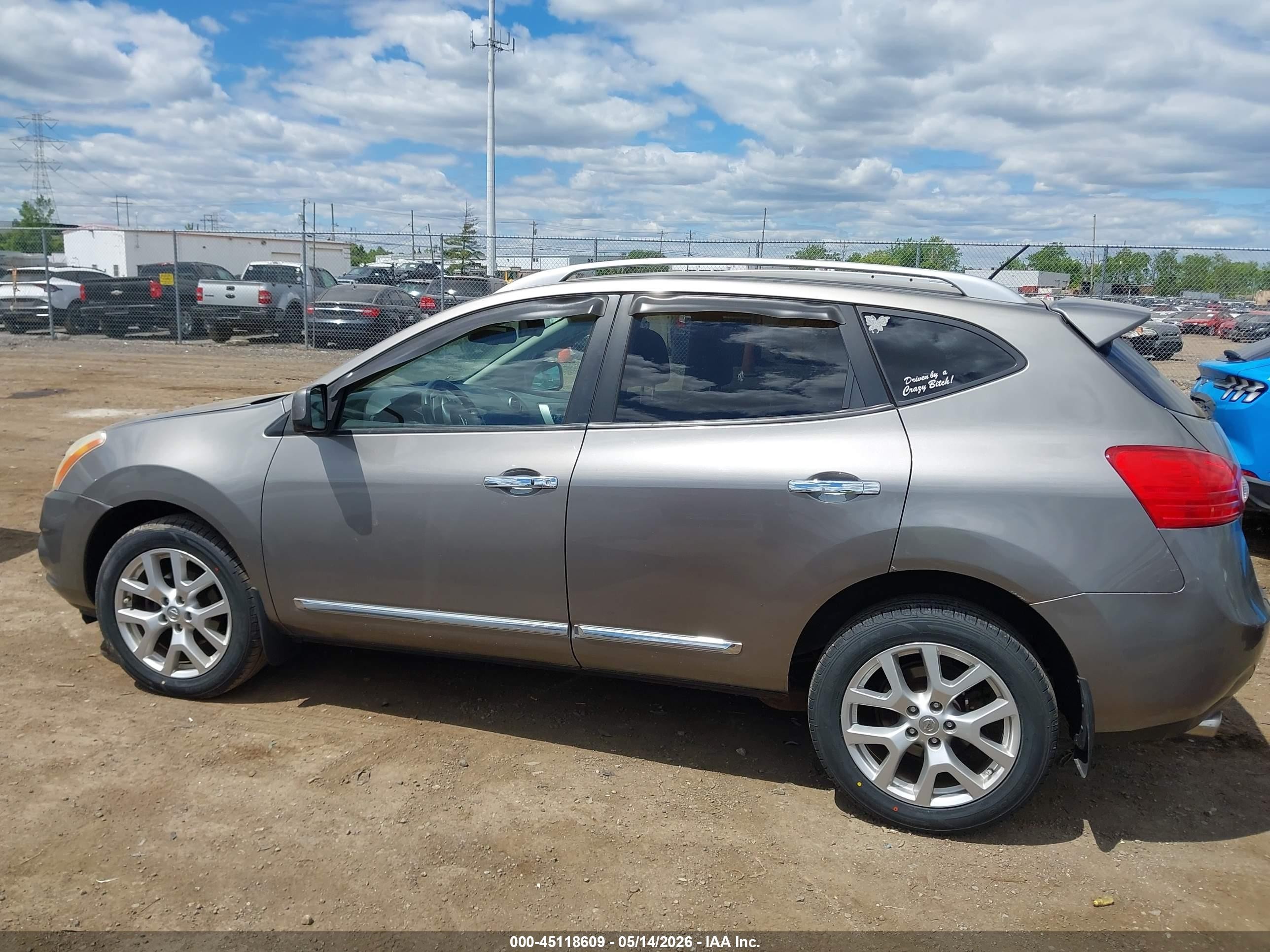 2012 Nissan Rogue Sv W/sl Pkg Серый vin: JN8AS5MV6CW386172