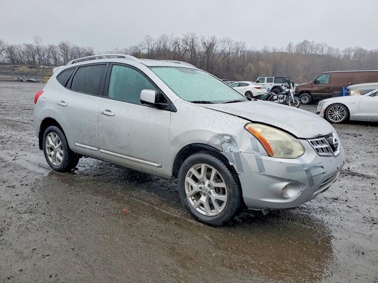 2012 Nissan Rogue Серебряный vin: JN8AS5MV6CW392604
