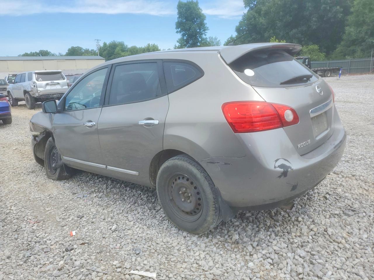 2012 Nissan Rogue S Gray vin: JN8AS5MV6CW392781