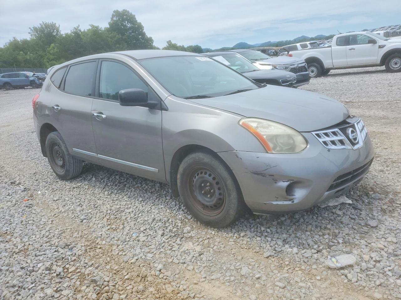 2012 Nissan Rogue S Gray vin: JN8AS5MV6CW392781