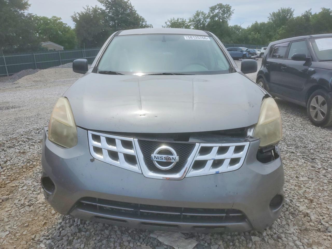 2012 Nissan Rogue S Gray vin: JN8AS5MV6CW392781