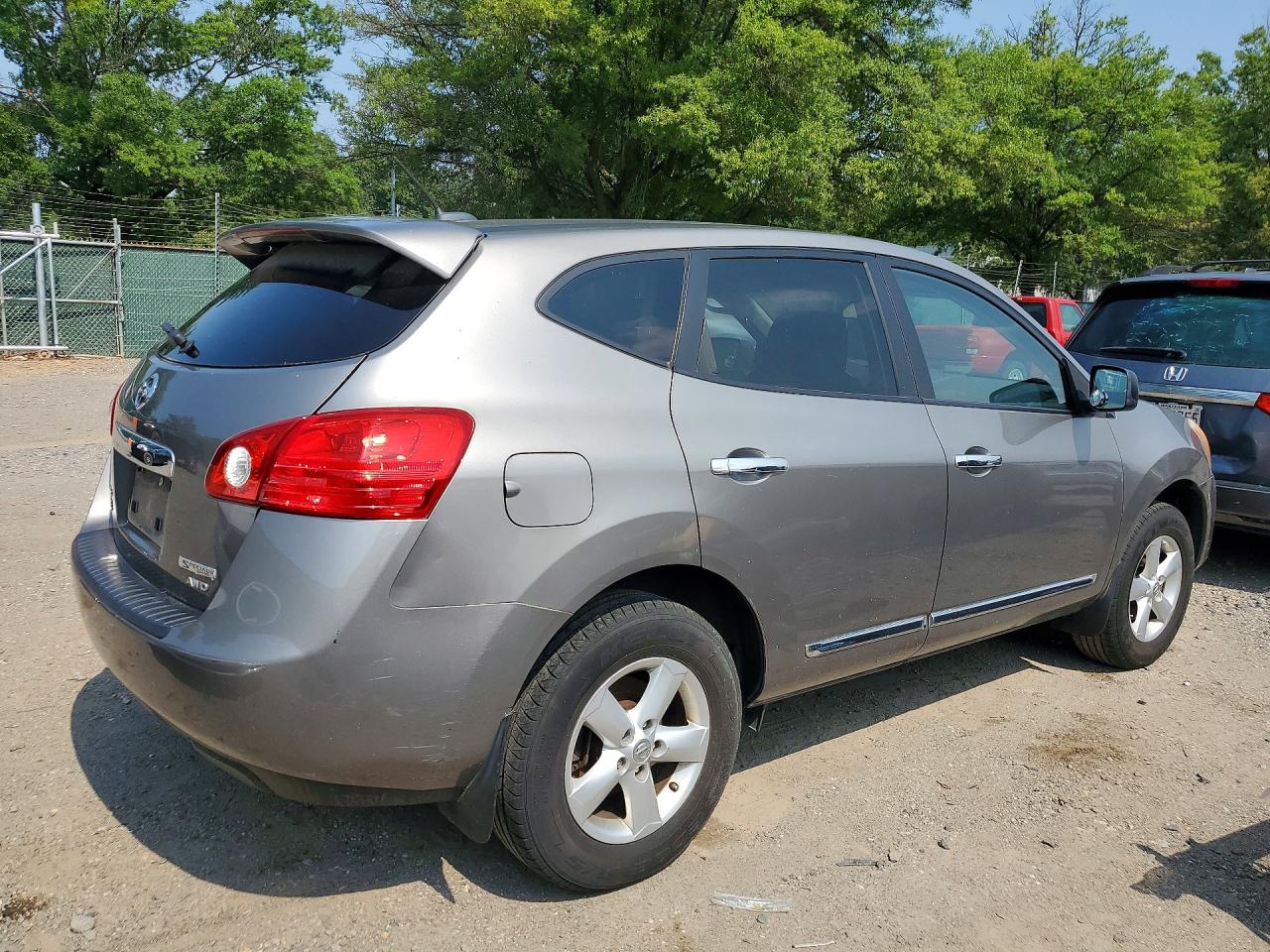 2012 Nissan Rogue S Gray vin: JN8AS5MV6CW399455