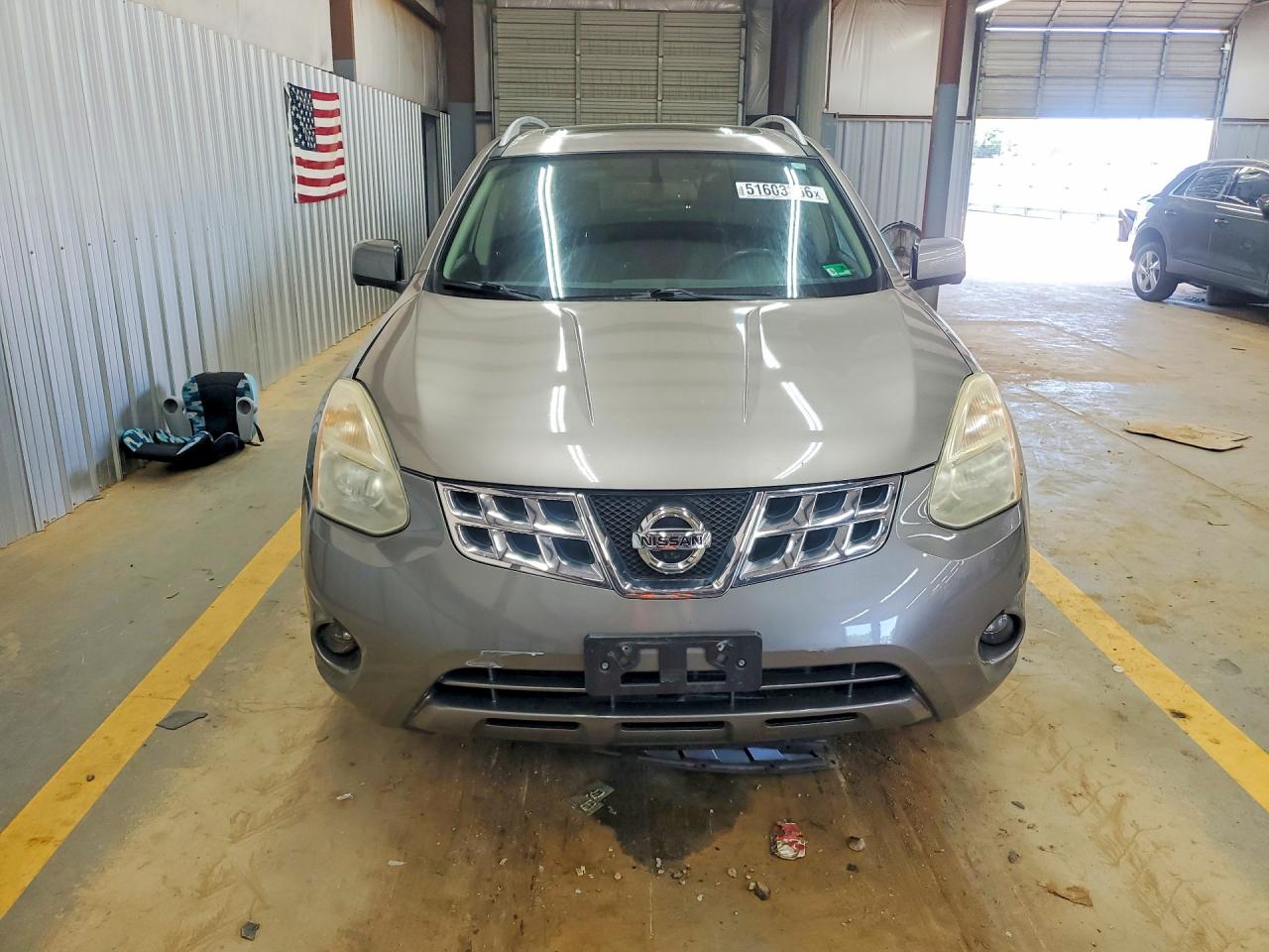 2012 Nissan Rogue S Silver vin: JN8AS5MV6CW399598