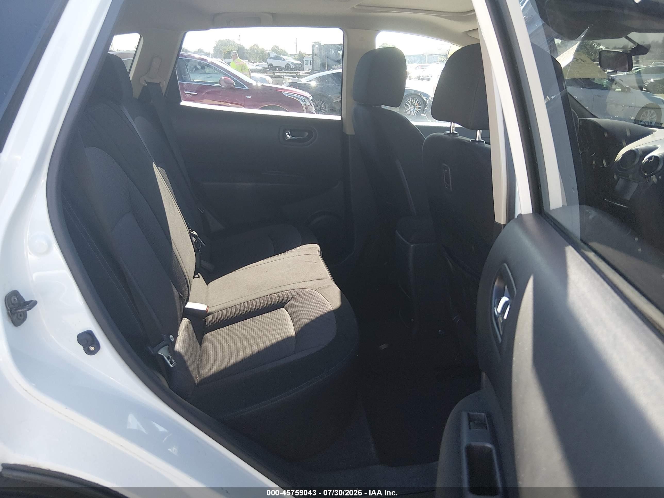 2012 Nissan Rogue Sv White vin: JN8AS5MV6CW399715