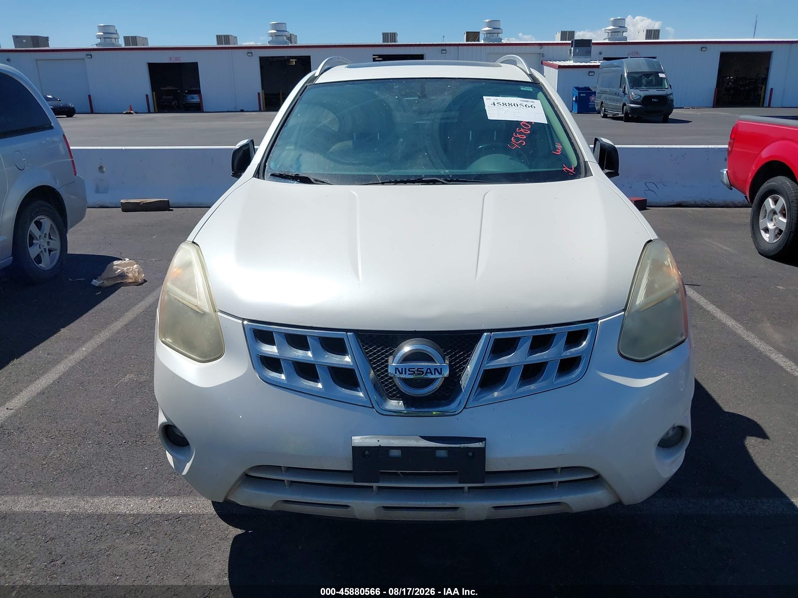 2012 Nissan Rogue Sv W/sl Pkg White vin: JN8AS5MV6CW402404