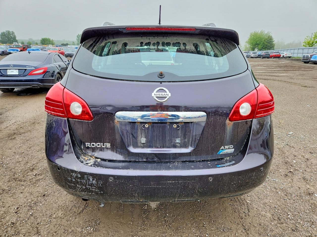 2012 Nissan Rogue S Purple vin: JN8AS5MV6CW407599