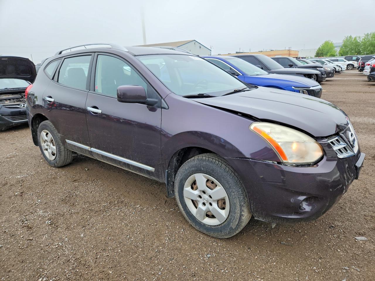 2012 Nissan Rogue S Purple vin: JN8AS5MV6CW407599